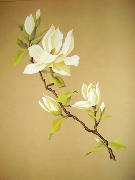 Веточка магнолии