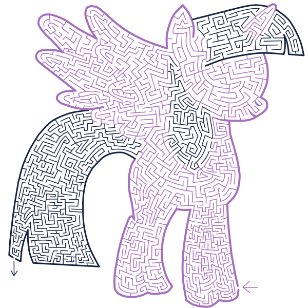 Раскраски поделки пони