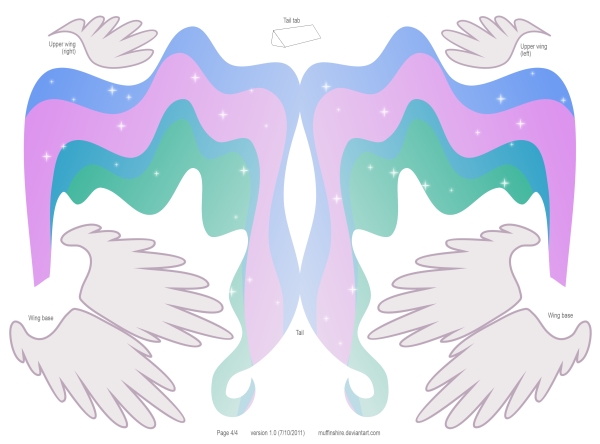 Принцесса Селестия из бумаги