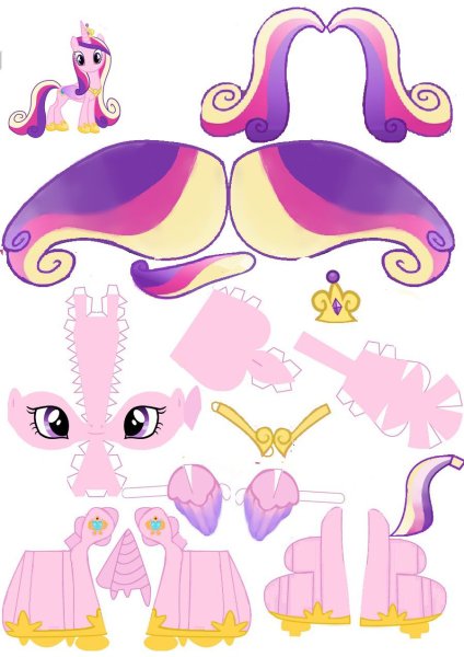 Вырезать и склеить для девочек