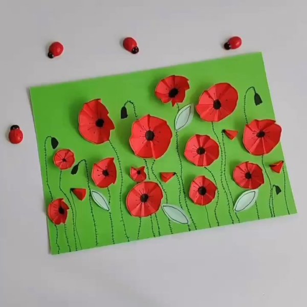 Аппликация маки