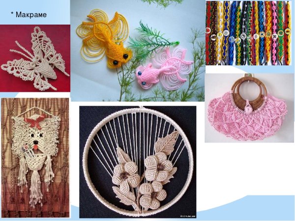 Техника макраме изделия