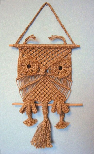 Совенок макраме