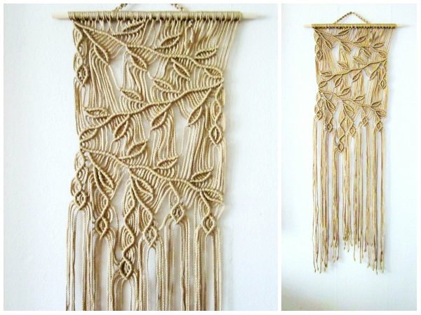 Макраме панно на стену для начинающих
