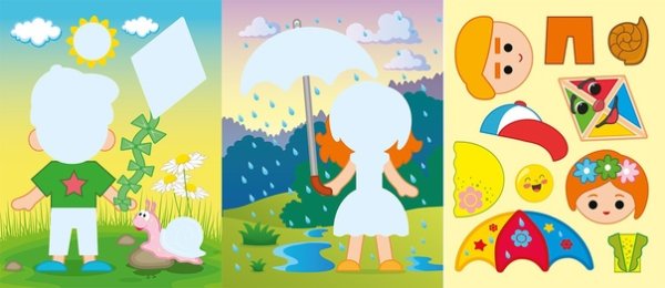 Аппликации для детей вырезать