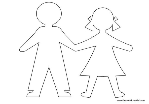 Силуэт человечка