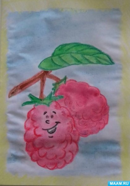 Аппликация Малинка