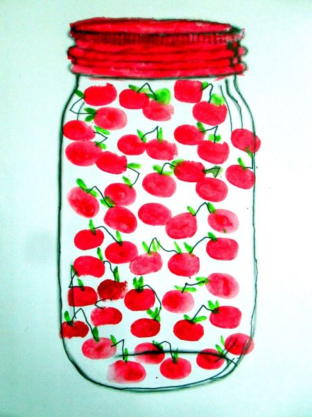 Поделка банка с вареньем