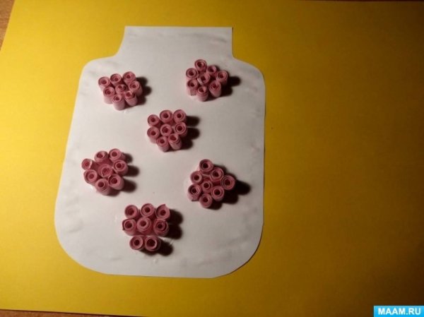 Аппликация малиновое варенье