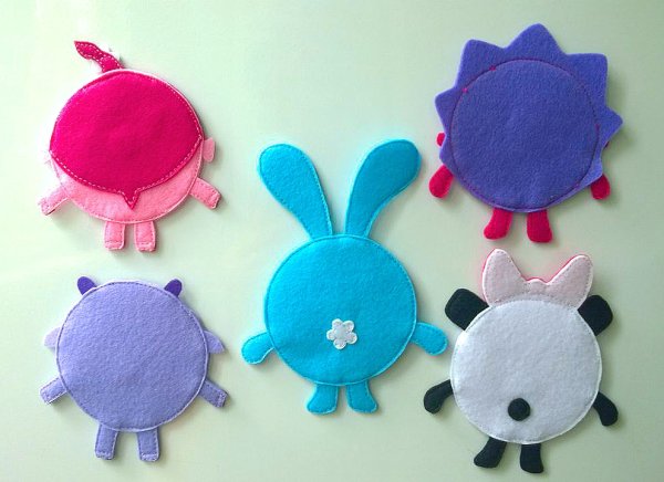 Смешарики из фетра