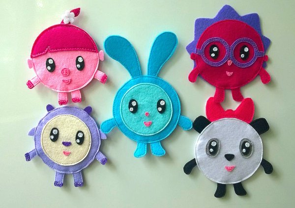 Нюшенька из Малышариков из фетра