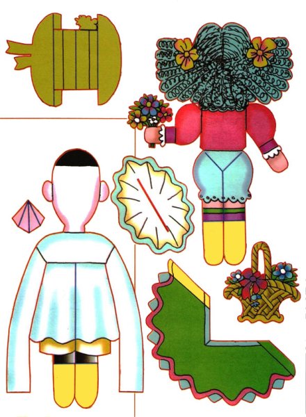 Театр кукол из картона