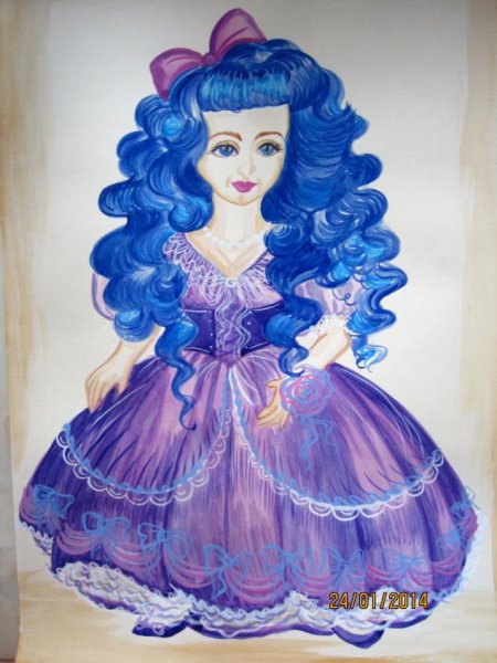 Мальвина рисунок