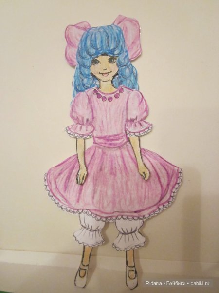 Костюм Мальвины рисунок