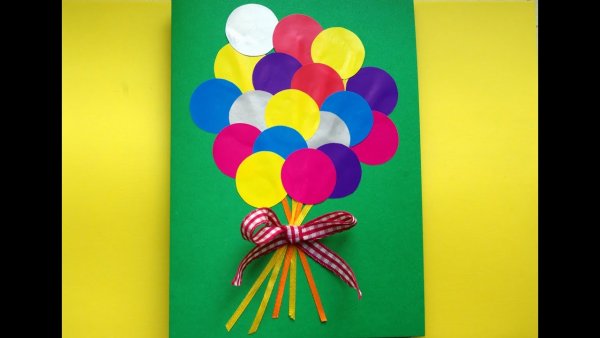 Поделки из цветной бумаги на день рождения