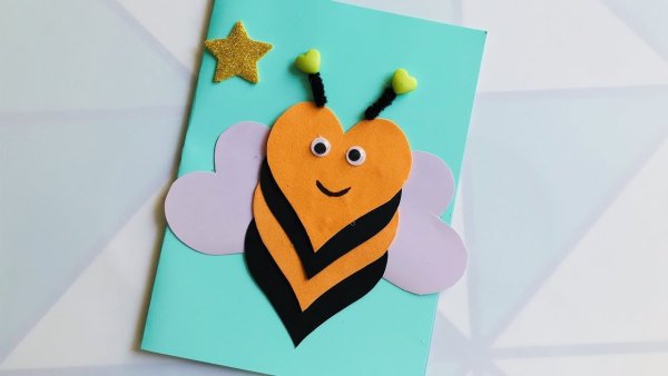 Открытка для мамы своими руками