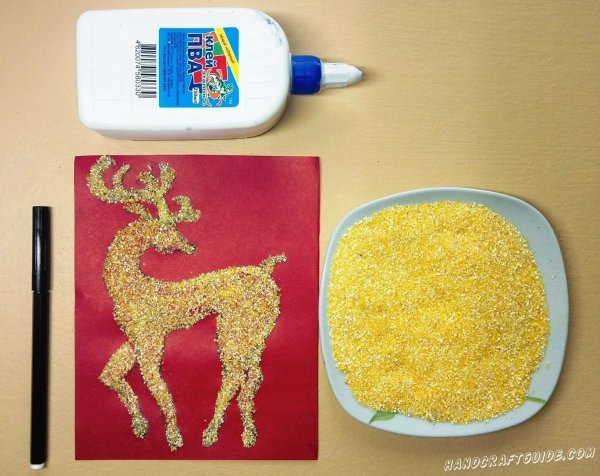 Поделки из крупы