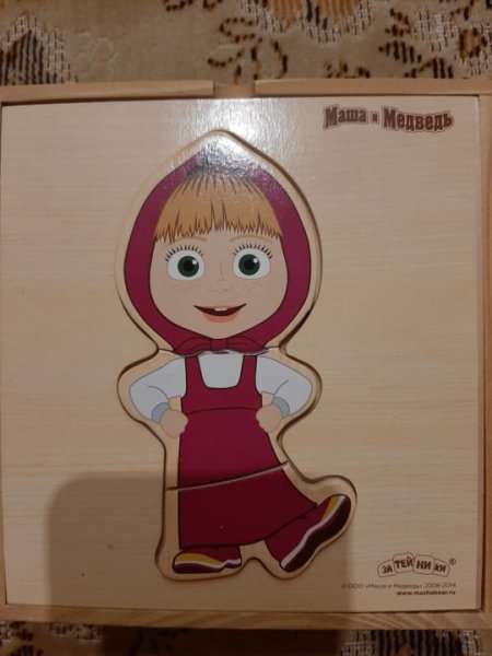 Маша аппликация из бумаги