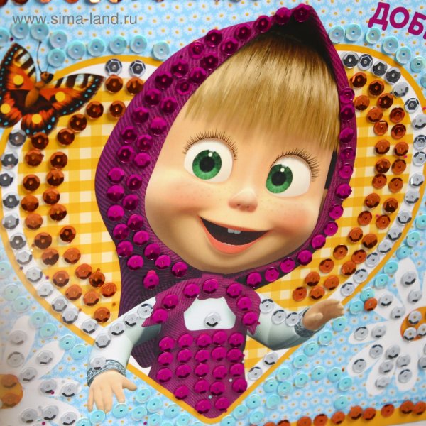 Аппликации для детей Маша и медведь