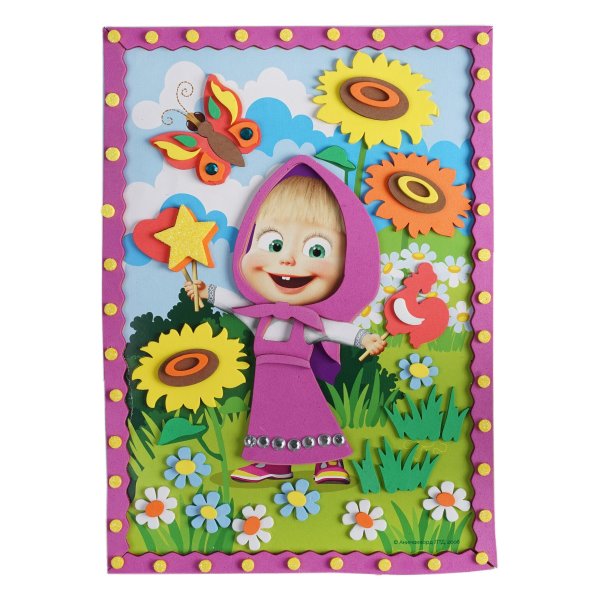 Аппликация Маша