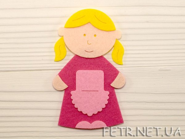 Внучка из фетра
