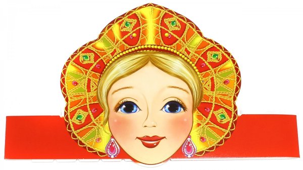 Маска-ободок Царевна. Ма-9386