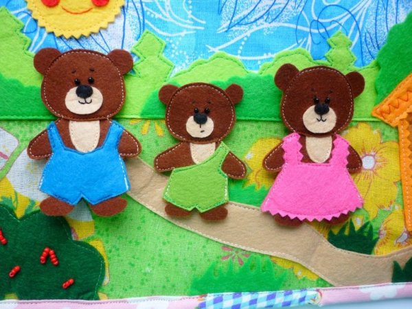 Театр пальчиковый три медведя.