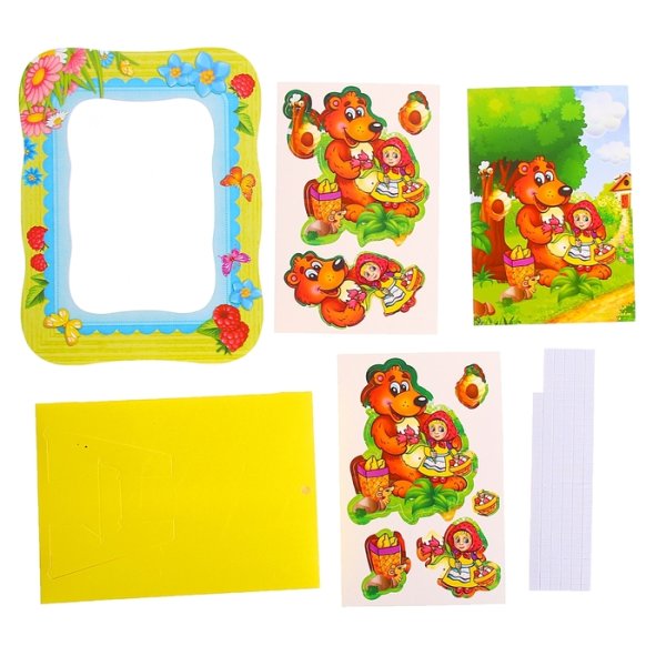 Аппликация Машенька для детей