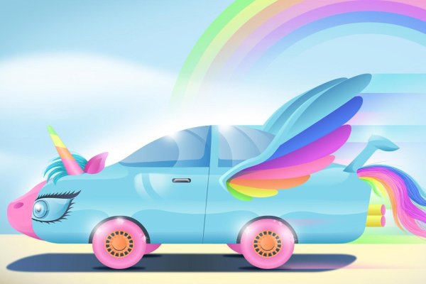 Радужные машинки