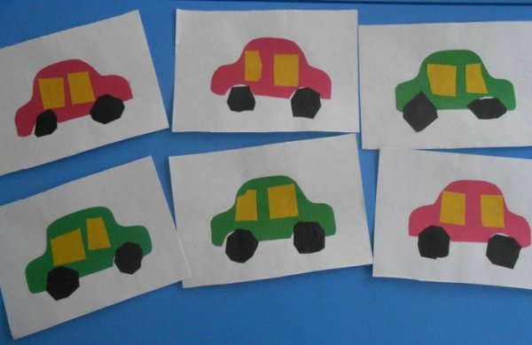 Аппликация на тему транспорт