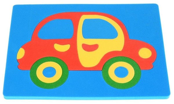 Аппликация для малышей машинки