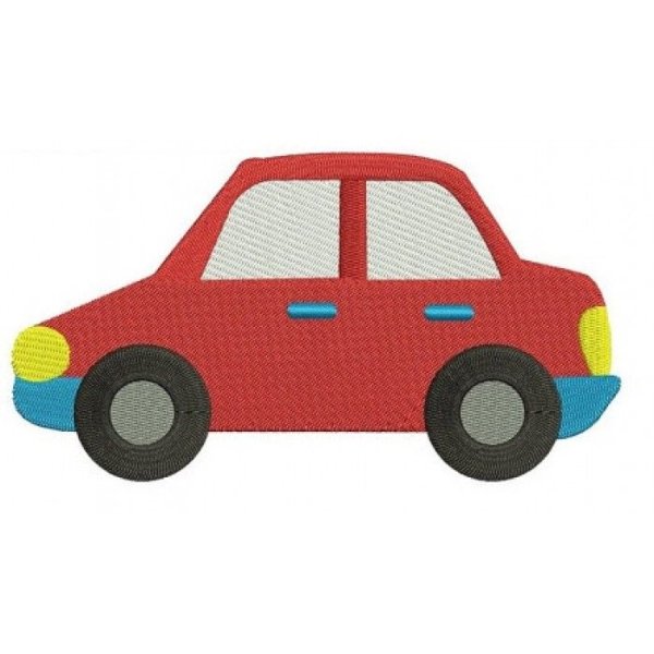 Машинка из цветной бумаги для детей