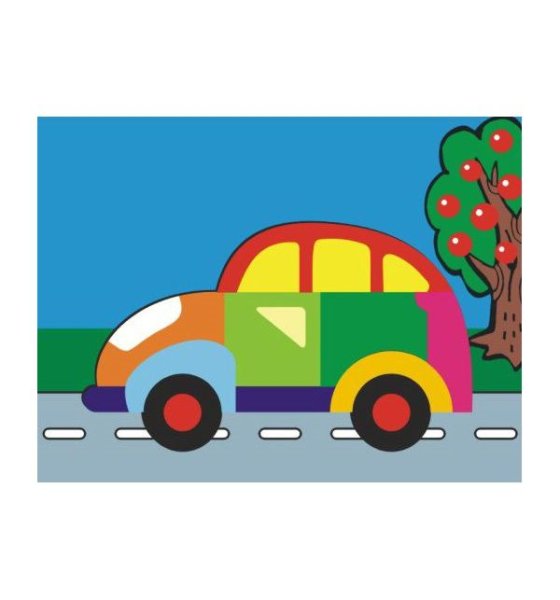 Машина аппликация для детей