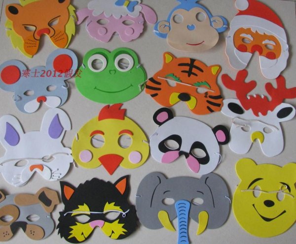 Маска аппликация для детей