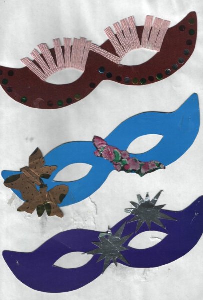 Карнавальная маска своими руками