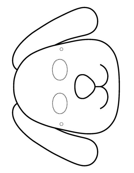 Маски из фетра шаблоны