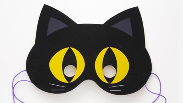 Маска черного кота