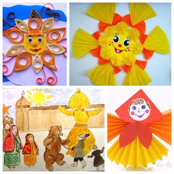 Аппликация Масленица