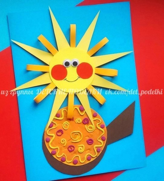 Аппликация Масленица