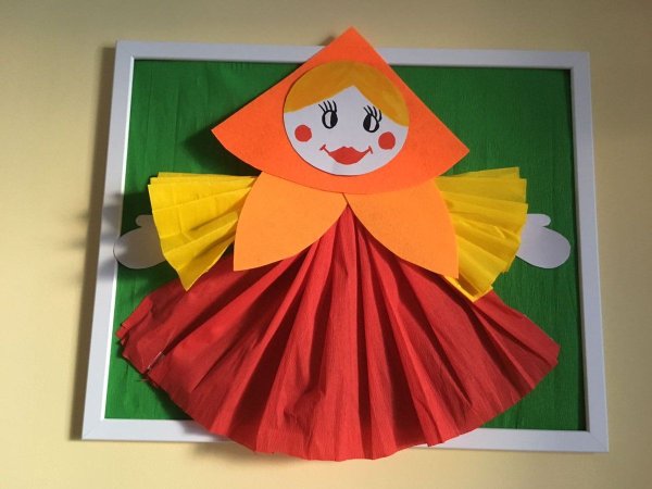 Кукла Масленица из бумаги