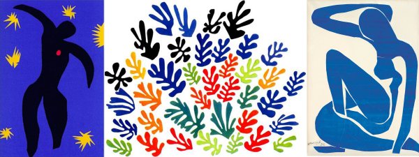 Анри Матисс коллажи