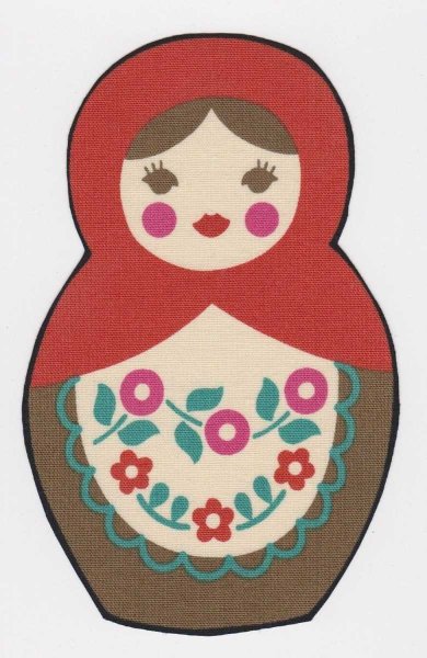 Аппликация Матрешка