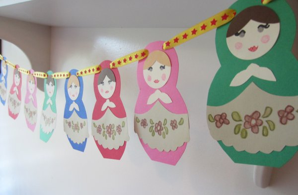 Поделка Матрешка из бумаги