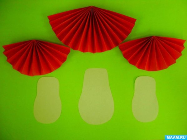 Мухомор из гармошки