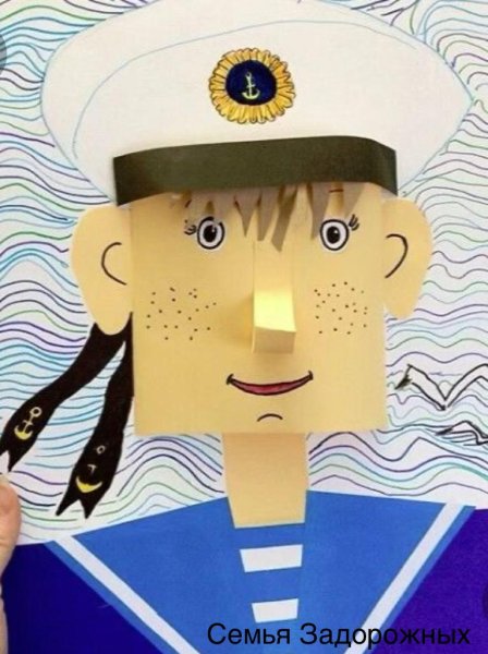 Поделка моряк