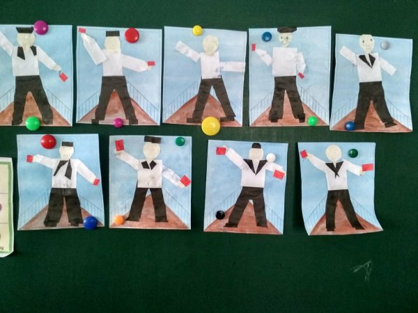 Аппликация в средней группе на тему профессии