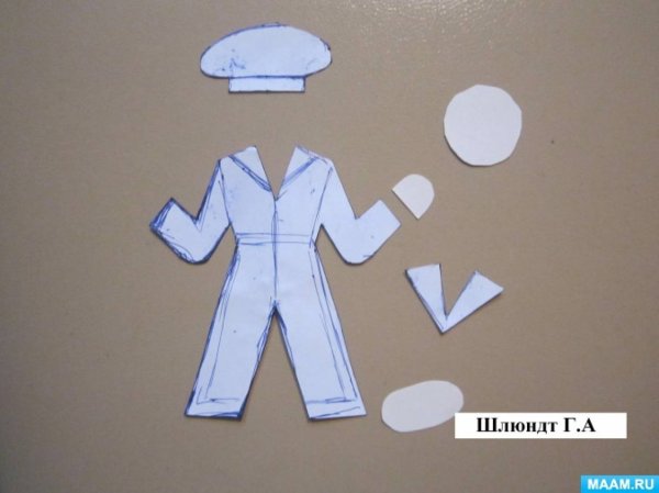 Аппликация в подготовительной группе профессии моряк