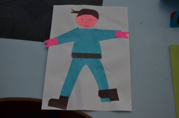 Матрос аппликация в старшей группе