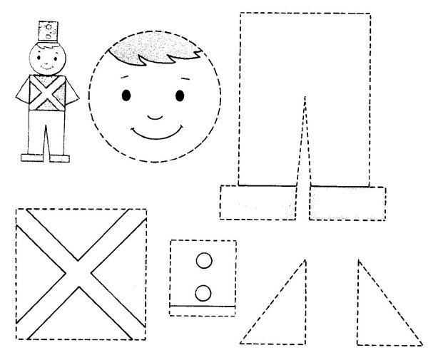 Аппликация моряк в старшей группе