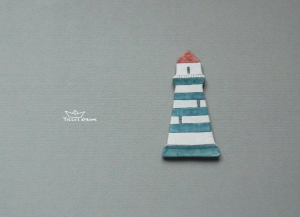 Маяк из пластилина